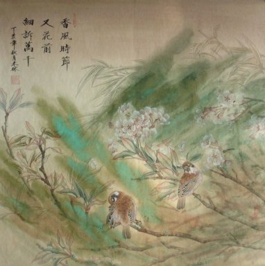 Birds & Flowers - Chinesische Malerei