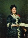 Retrato do cantor Alexandra Molas 1883
