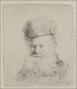 Un hombre con una barba grande y una gorra baja Fur 1631
