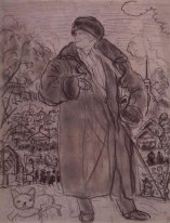 Retrato de F I Chaliapin 1921 1