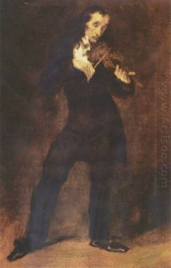 Porträt von Paganini 1832