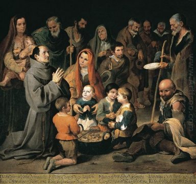 St Diego donnant l\'aumône 1646