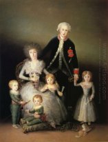 Hertigen av Osuna och hans familj 1788