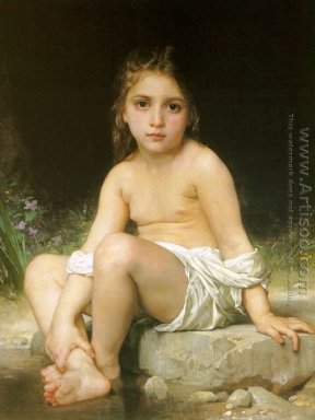 Das Kind in der Badewanne 1886