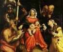 Matrimonio mistico di santa Caterina d'Alessandria e San Cathe