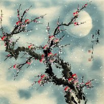 Plum Blossom - peinture chinoise