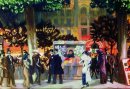 Paris Boulevard 'S Nachts 1913