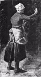 Wanita Feeding Ayam 1883