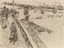 Lihat Of A River Quay Dan Jembatan 1888