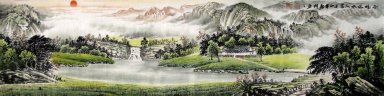 Montagne e acqua - pittura cinese