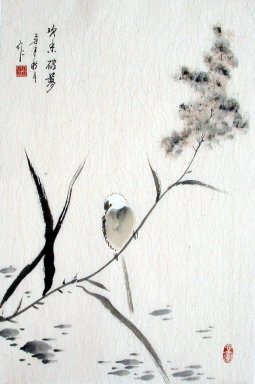 Birds & Flowers - Chinesische Malerei \');