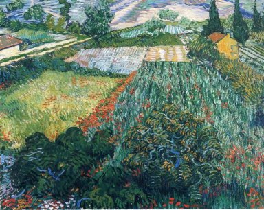 Feld mit Mohn 1889