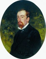 Retrato do artista Vasily Polenov 1877
