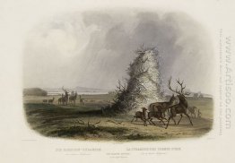 O Elkhorn Pyramid no Upper Missouri, placa 13 de Volume