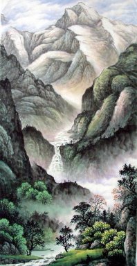 Montagna e acqua - pittura cinese