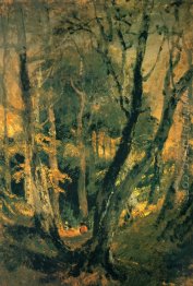  En Beech Wood med zigenare sitter i Distans, c.1799-1801