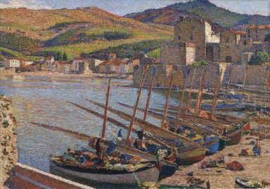 Boote in Collioure