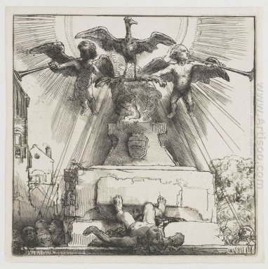 La Fenice O La Statua rovesciato 1658