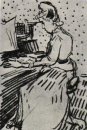 Mademoiselle Gachet am Klavier 1890