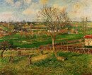 champs paysage Eragny 1885