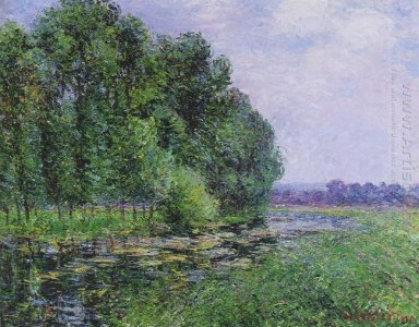 By The River Eure Di Musim Panas