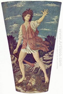 David med huvudet av Goliath