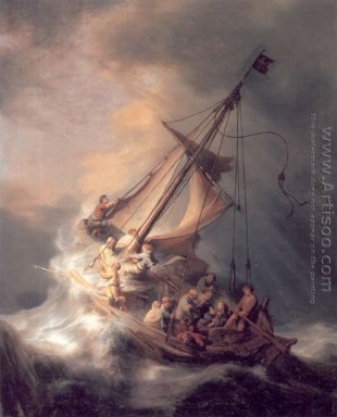 Cristo en la tormenta en el mar de Galilea