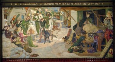 Pembentukan Flemish Penenun Di Manchester Pada 1363