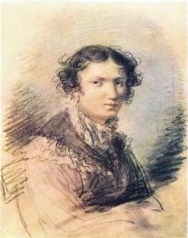 Retrato de Varvara Andreyevna Tomilova 1813