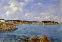 Douarnenez The Bay View Of Tristan Isle 1897