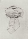 Desenho da mão por mulher a Imagem Merchant S 1915