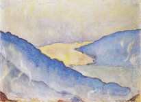 Sera Nebbia sul Lago di Thun 1908