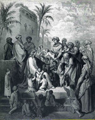 Jésus bénissant les enfants 1866