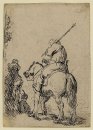 Soldat enturbannés à cheval 1632