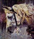 A cabeça de um cavalo