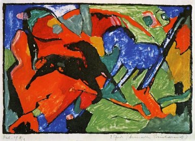 Dois cavalos 1912