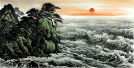 Sea - Lukisan Cina
