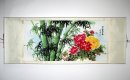 Bamboo, i fiori - Portata - Pittura cinese