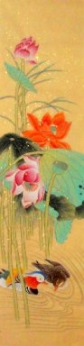 Hawthorn, Lotus-Duck - la pintura china
