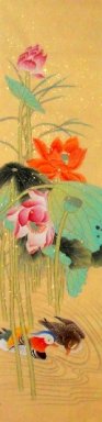 Hawthorn,Lotus-Duck - Chinese Painting