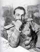 Portret van Aleksandr Zhirkevich 1891