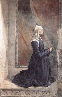Portret van De Donor Nera Corsi Sassetti 1485