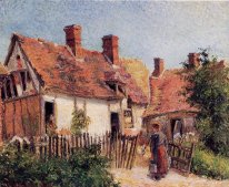 Casas velhas em Eragny 1884