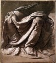 Étude de vêtements pour une figure posée