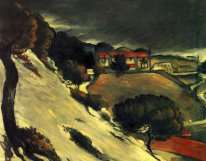 L Estaque Sotto La Neve 1870