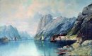 Fjord em Noruega