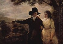 Portrait de Sir John et Lady greffier de Penicuik