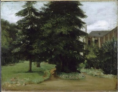 The Garden Of The Loos Les Lille Abbacy 1851