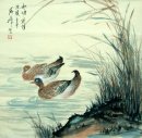 Pájaros y flores - Pintura china