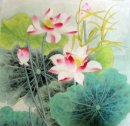 Lotus Chinees schilderij